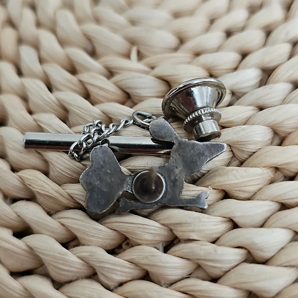 Vintage Zuni Sterling Silver Tie Tack - Picture 3 of 7